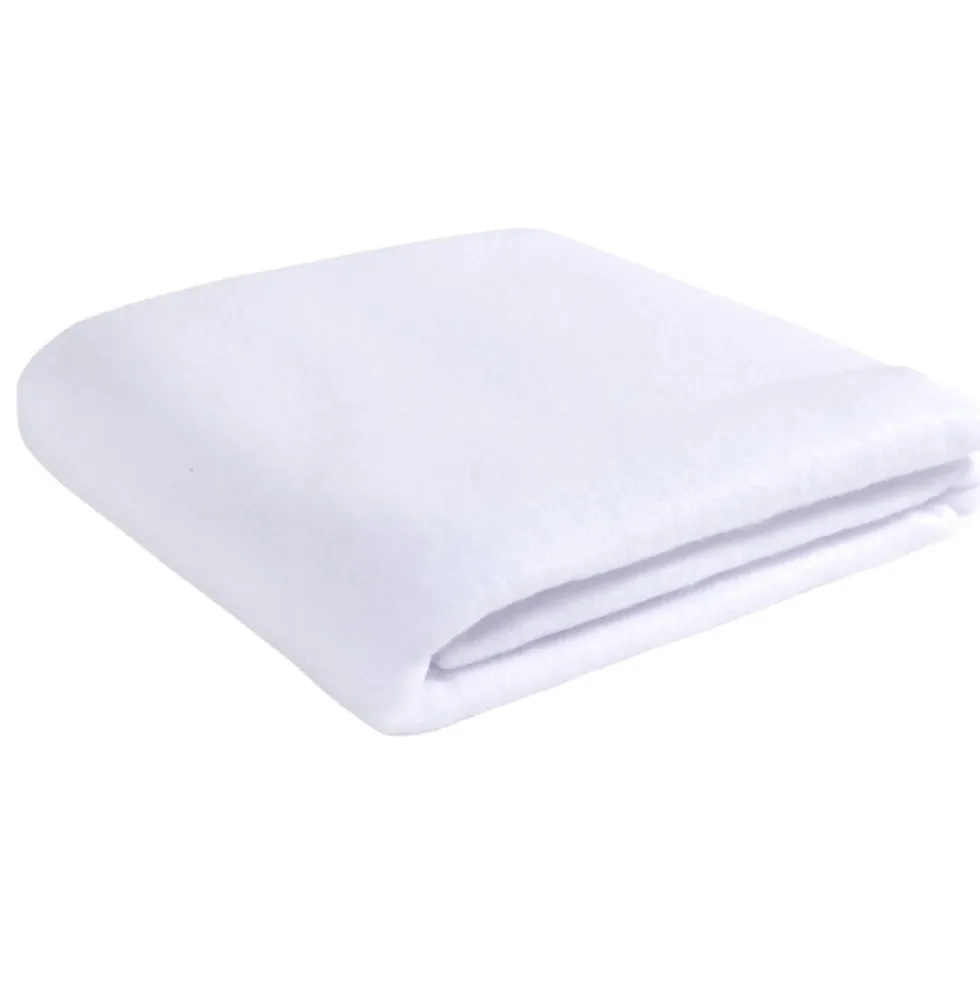 Protège oreiller rectangulaire blanc 53x73cm