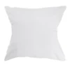 Protège oreiller tissu bouclette blanc 60x60cm