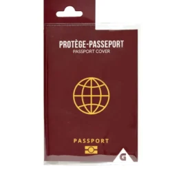 Protège passeport transparent