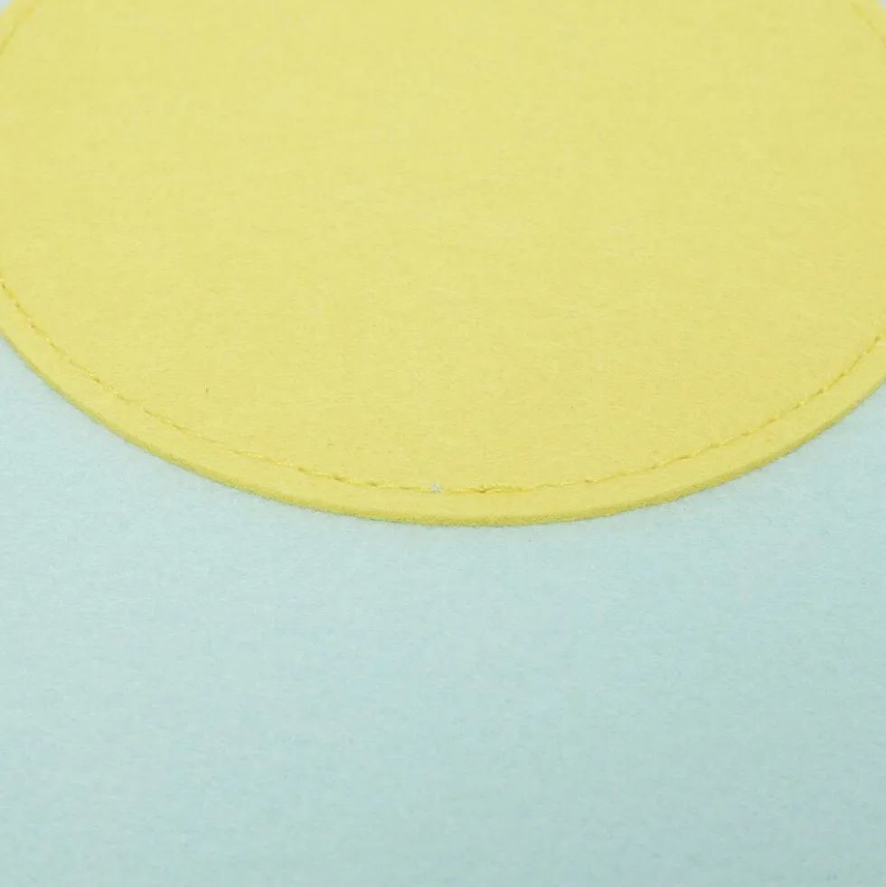 Protège-poêle x3 feutrine forme fleur Ø38cm (2 modèles)