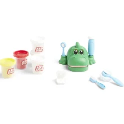 Pâte à modeler dinosaure dentiste