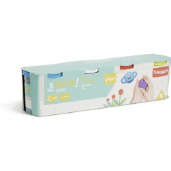 Pâte à modeler en pot de 125g x4