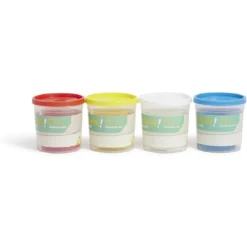 Pâte à modeler en pot de 125g x4