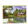 Puzzle ado 1000 pièces paysage maison lac