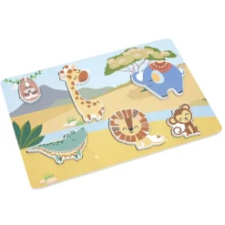 Puzzle animal 3D en bois