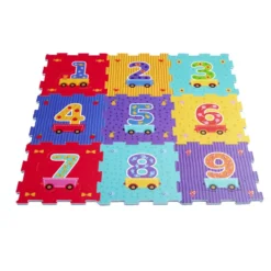 Puzzle de sol chiffres 18 pièces 30,5x30,5cm