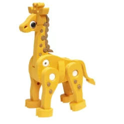 Puzzle 3D forme animaux H20cm - 2 modèles girafe ou crocodile