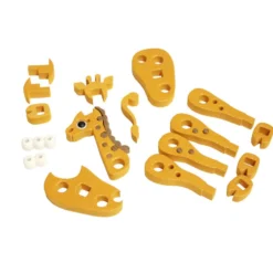 Puzzle 3D forme animaux H20cm - 2 modèles girafe ou crocodile