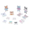 Puzzle magnétique animal en bois 8 pièces