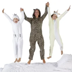 Pyjama combinaison chat léopard Taille S