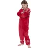 Pyjama combinaison de Noël enfant rouge blanc