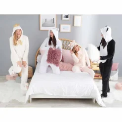 Pyjama combinaison princesse blanc doré femme Taille S