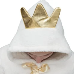 Pyjama combinaison princesse blanc doré femme Taille XS