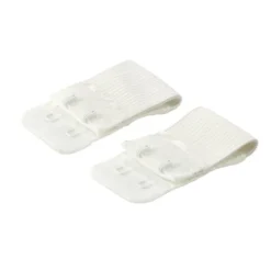 Rallonge de soutien-gorge polyester blanc 30x10mm