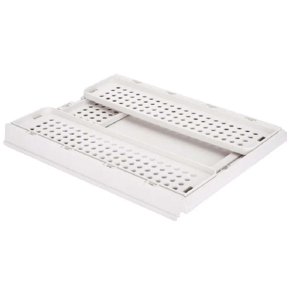 Rangement dressing superposable coulissant blanc petit modèle