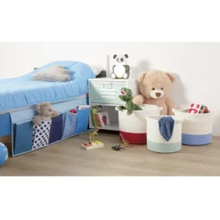 Rangement pour lit enfant avec 5 poches