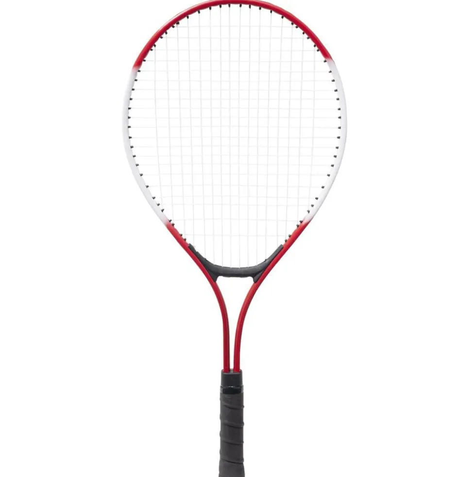 Raquette de tennis enfant rouge et blanche L64cm
