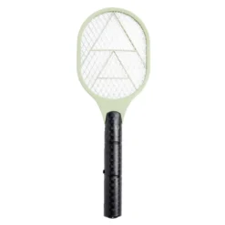 Raquette électrique attrape insectes à piles plastique vert