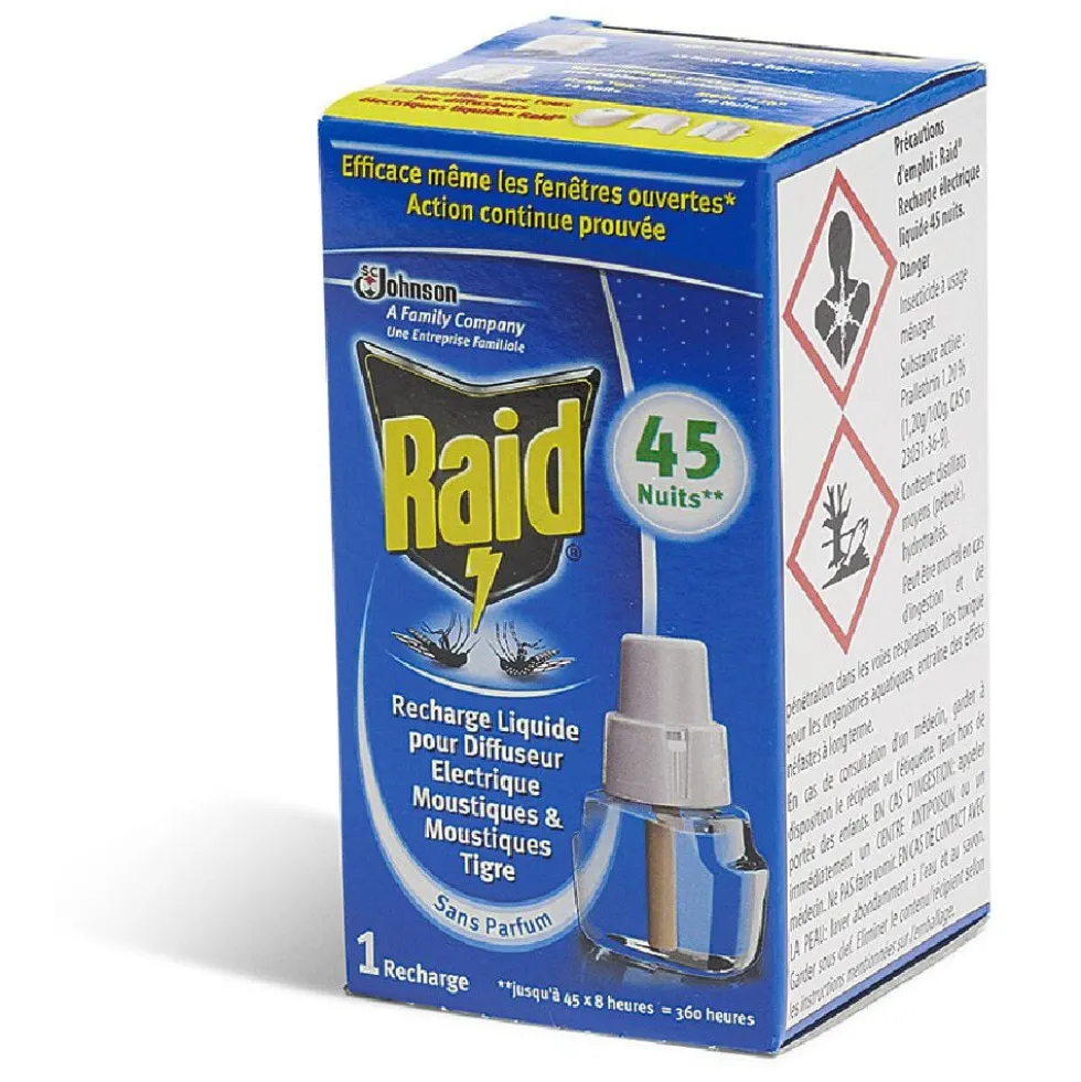 Recharge anti moustiques RAID