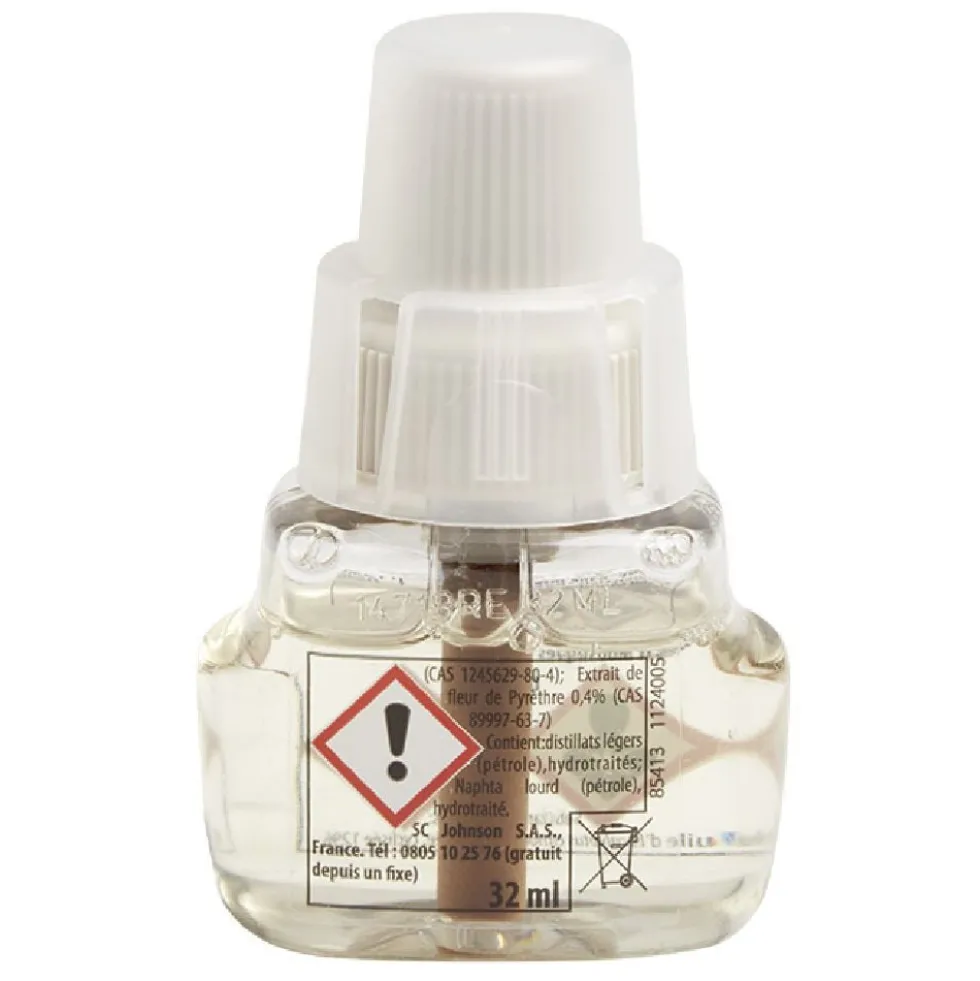 Recharge liquide antimoustique Raid avec recharge 45 nuits 32ml