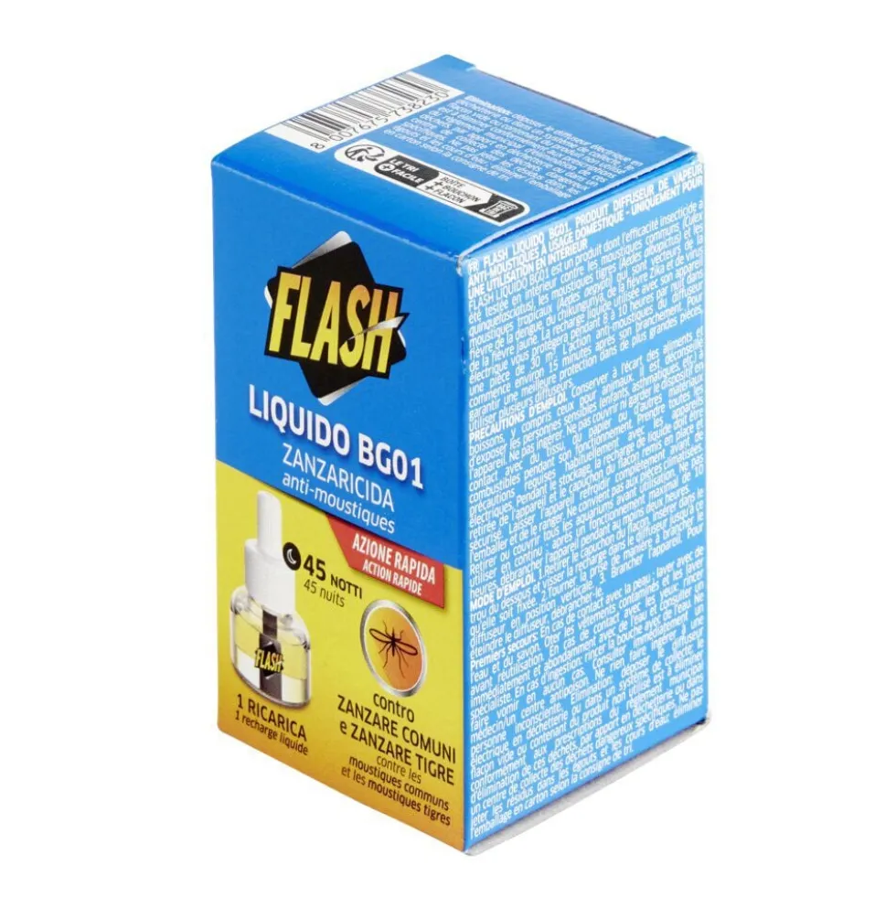 Recharge liquide pour diffuseur anti moustiques Flash 45 nuits