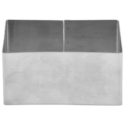 Rectangle de présentation en inox