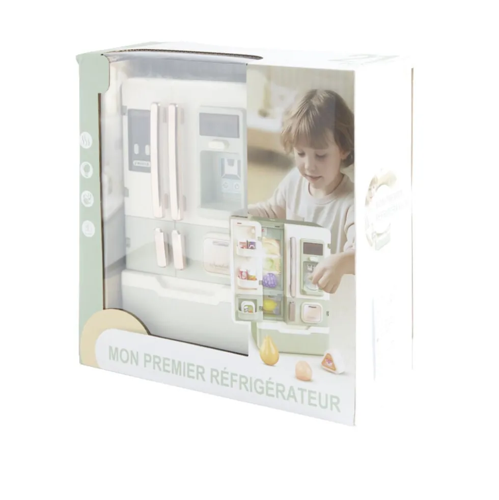 Réfrigérateur factice enfant sonore et lumineux 15,5x9,5xH23,5cm