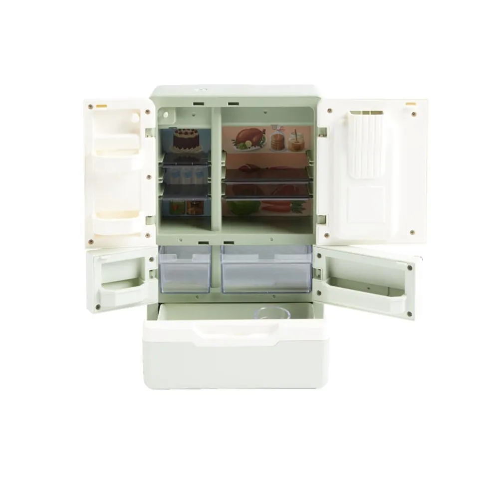 Réfrigérateur factice enfant sonore et lumineux 15,5x9,5xH23,5cm