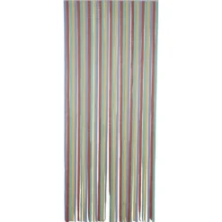 Rideau de porte anti insectes intérieur extérieur PVC multicolore L90xH220cm