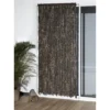 Rideau de porte chenille marron