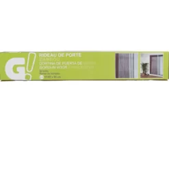 Rideau de porte marron anti mouches