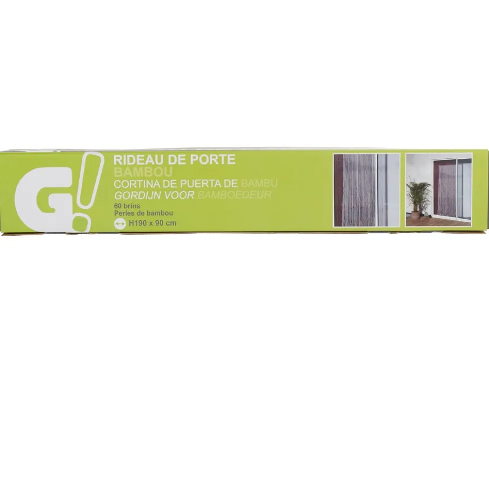 Rideau de porte marron anti mouches