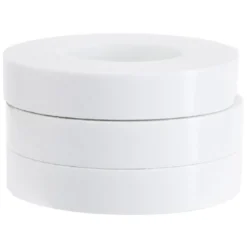 Rouleau adhésif double face L.2m blanc x3