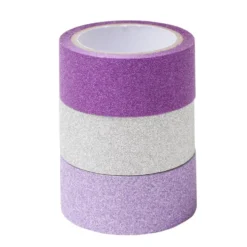 Rouleau adhésif kraft créatif 9x12xH3cm x3 (2 modèles)