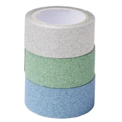 Rouleau adhésif kraft créatif 9x12xH3cm x3 (2 modèles)