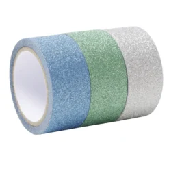 Rouleau adhésif kraft créatif 9x12xH3cm x3 (2 modèles)