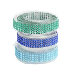 Rouleau de perles colorées adhésives