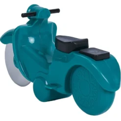 Roulette à pizza forme scooter rouge ou bleu