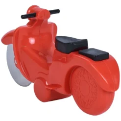 Roulette à pizza forme scooter rouge ou bleu