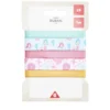 Ruban tissu 5 pièces design enfantin et coloré 1m