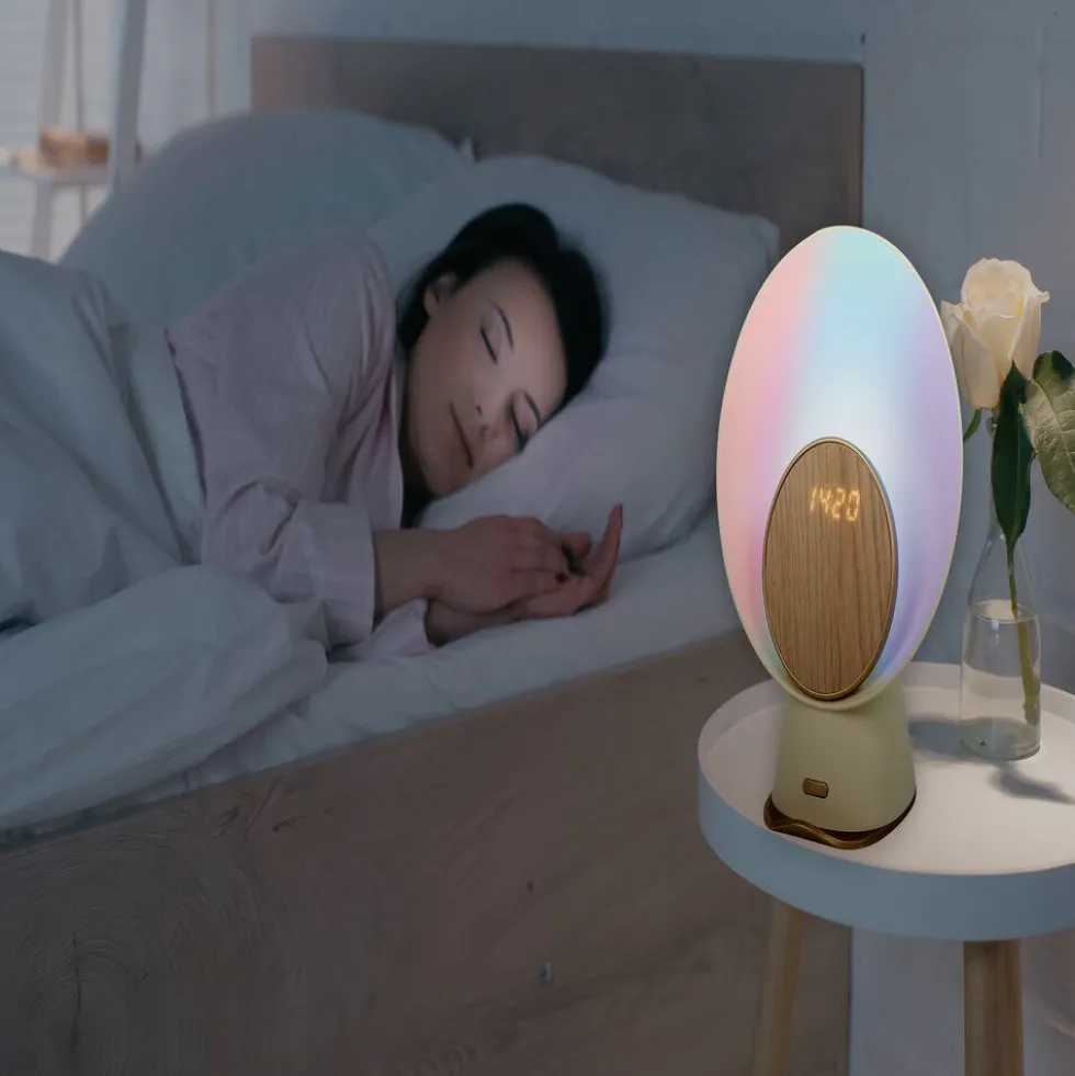 Réveil lune avec chargeur induction