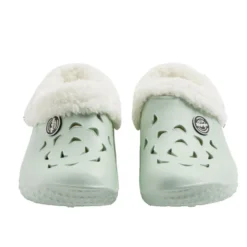 Sabots Hipps enfant fourrés bleu azur 30/31
