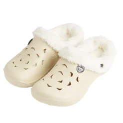 Sabots Hipps femme fourrés blanc crème 38/39