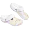 Sabots Hipps fourré imprimé multicolore pour femme 38/39