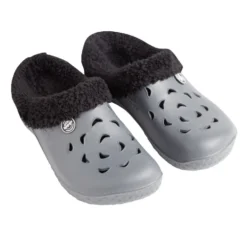 Sabots Hipps homme fourrés gris et noirs 44/45