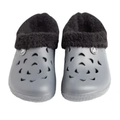 Sabots Hipps homme fourrés gris et noirs 44/45