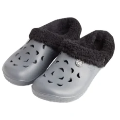Sabots Hipps homme fourrés gris et noirs 42/43