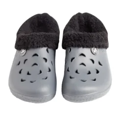 Sabots Hipps homme fourrés gris et noirs 42/43