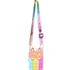 Sac bandoulière enfant pop it licorne 9x4xH13,5cm (3 modèles)