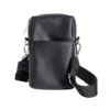 Sac bandoulière à téléphone simili uni 10xH16,5cm (6 modèles)
